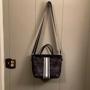 Sporty Black and Gray camo bag by HAUTE SHORE